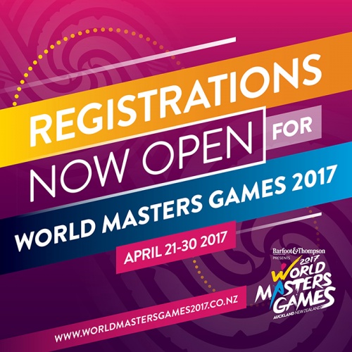 World Masters Games 2017 Registration